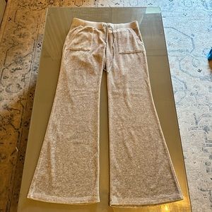 Juicy Couture track pants. Great condition, soft , gray, Medium